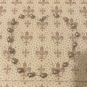 Delicate Silver Pearl Bead Necklace